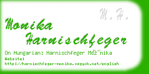 monika harnischfeger business card